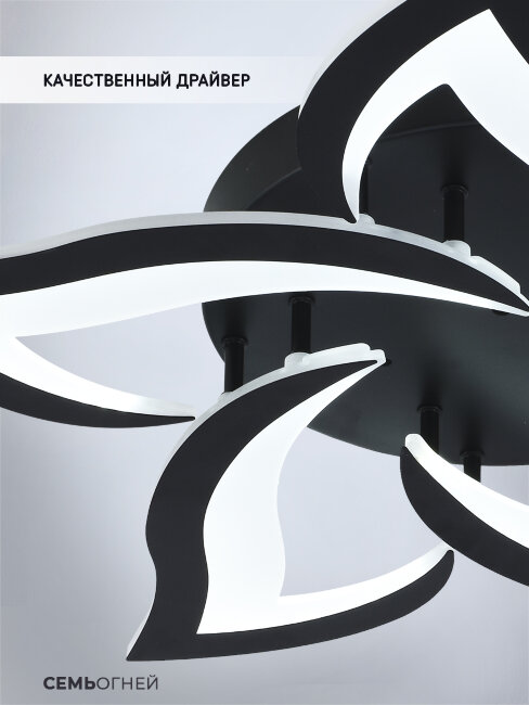 Потолочная люстра Seven Fires Lorens SF5018/5C-BK