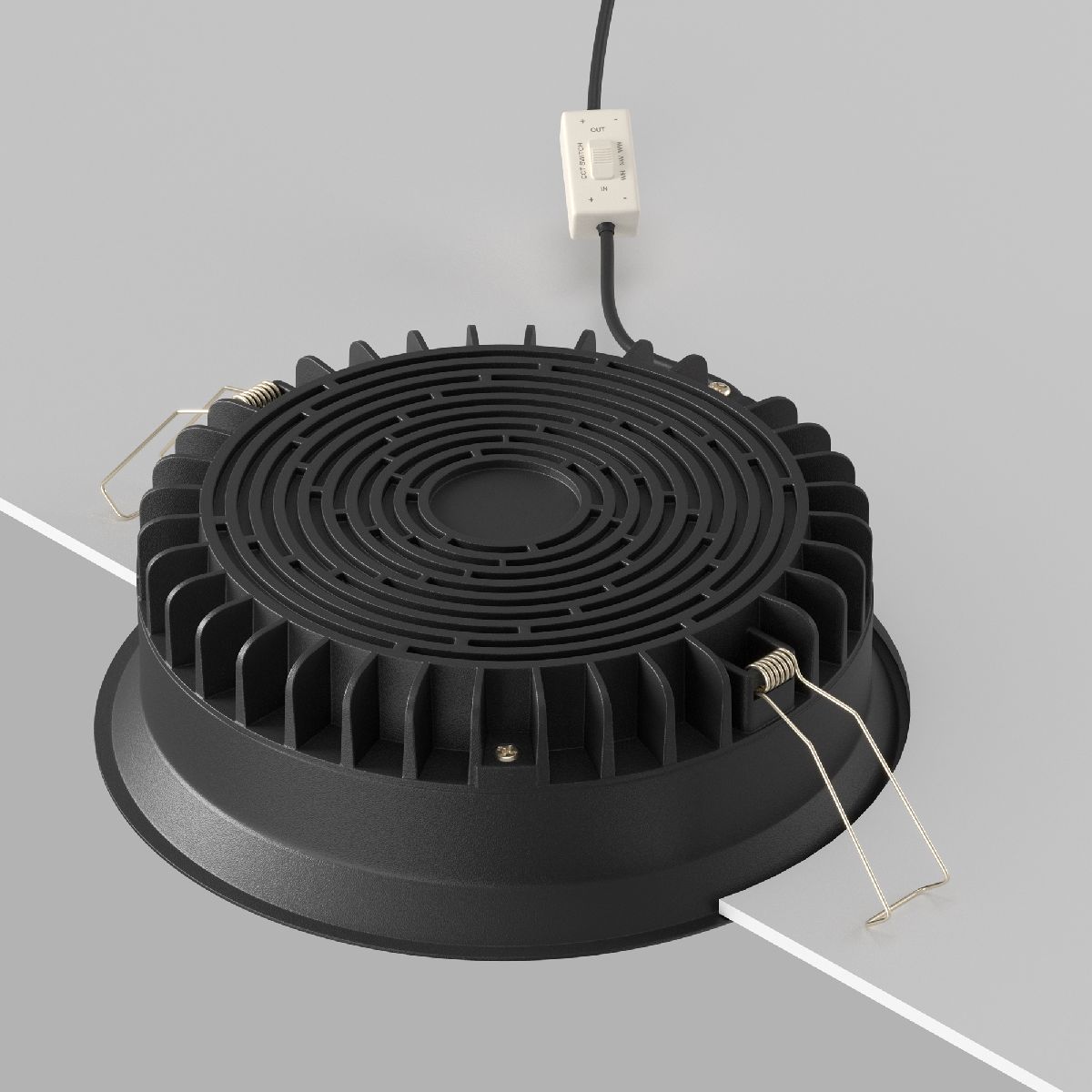 Встраиваемый светильник Maytoni Okno DL055-24W3-4-6K-B