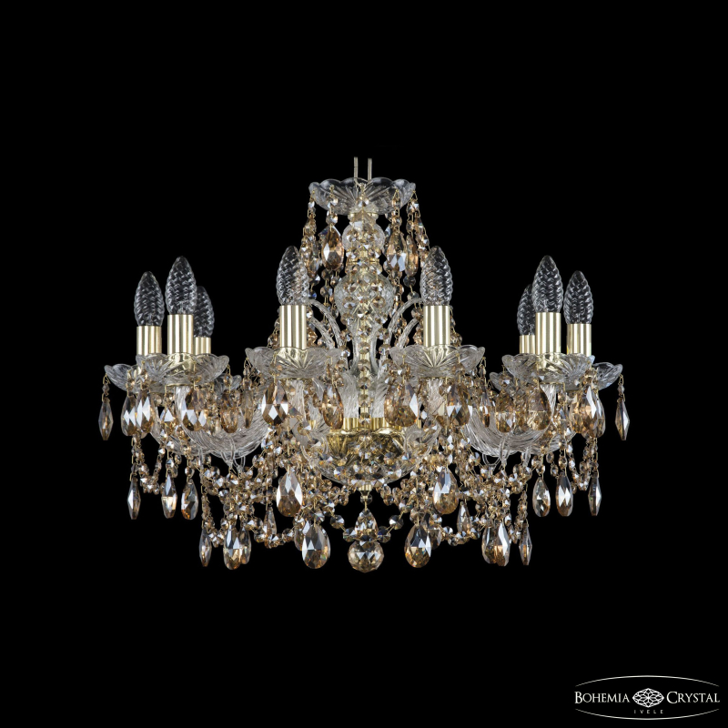 Подвесная люстра Bohemia Ivele Crystal 1411/10/195 G R721