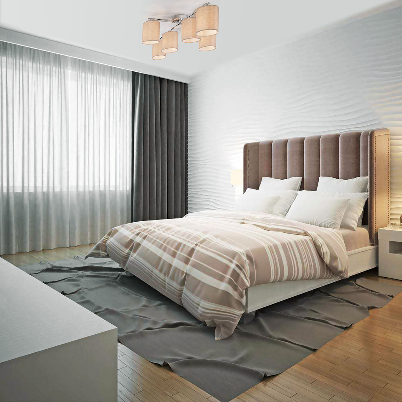 Потолочная люстра Eurosvet Elipse 60083/6 хром