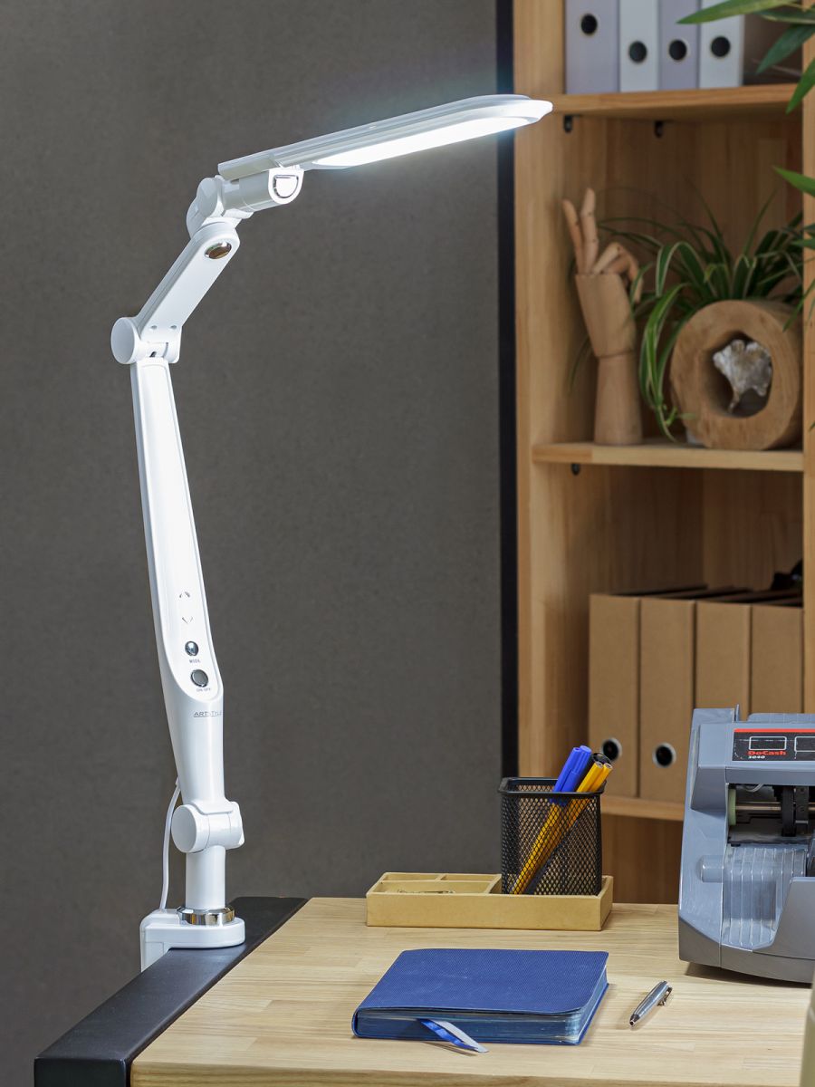 Настольная лампа с подставкой и струбциной ARTSTYLE TL-402W