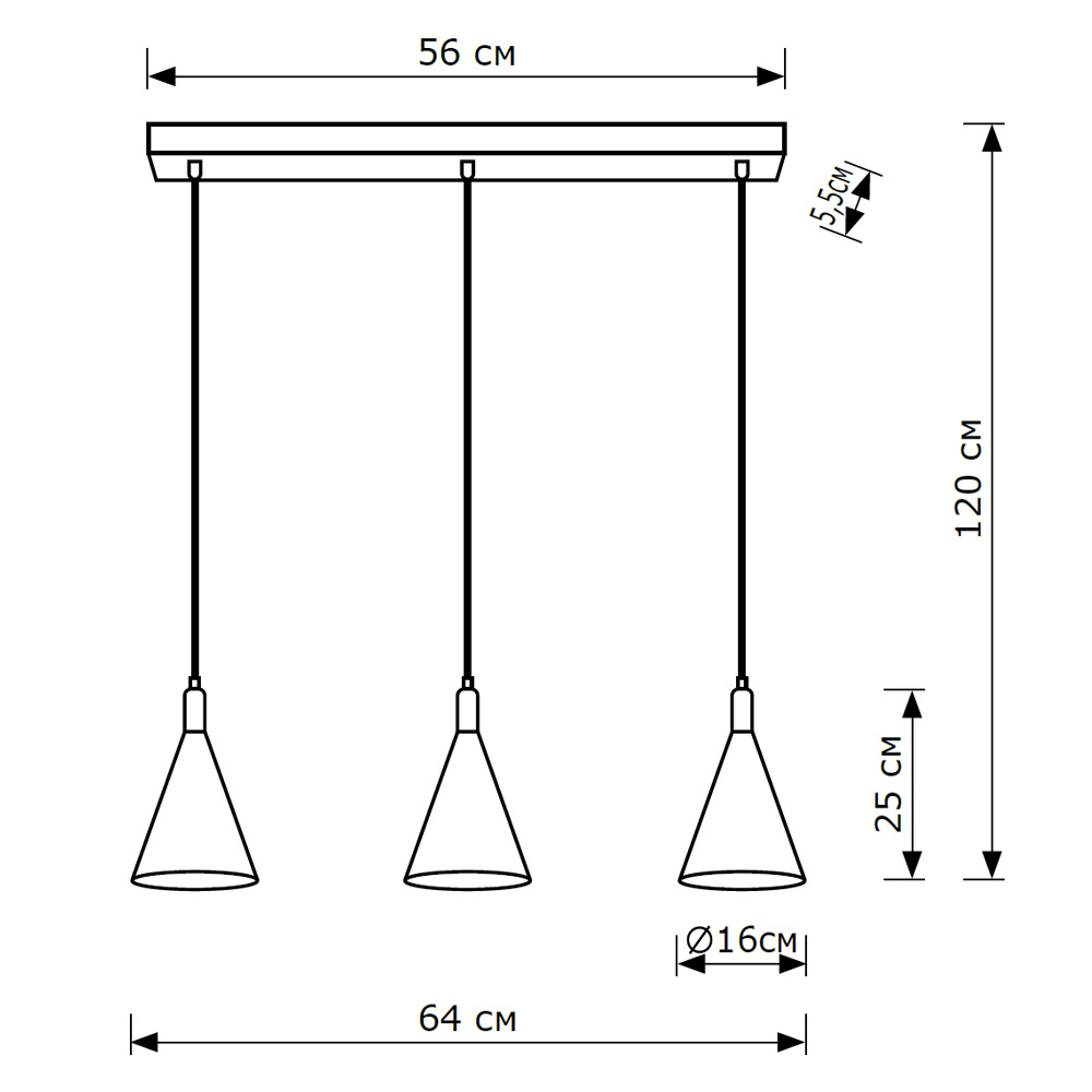 Подвесной светильник LightHall Glaro LH012093