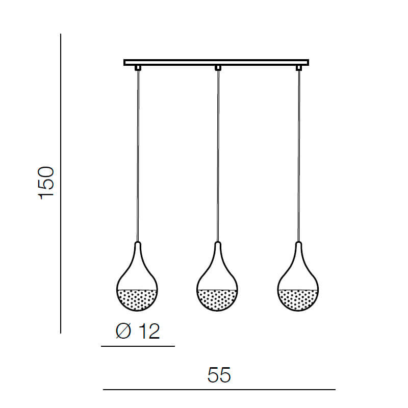 Подвесной светильник Azzardo Cecilia 3 line AZ2173