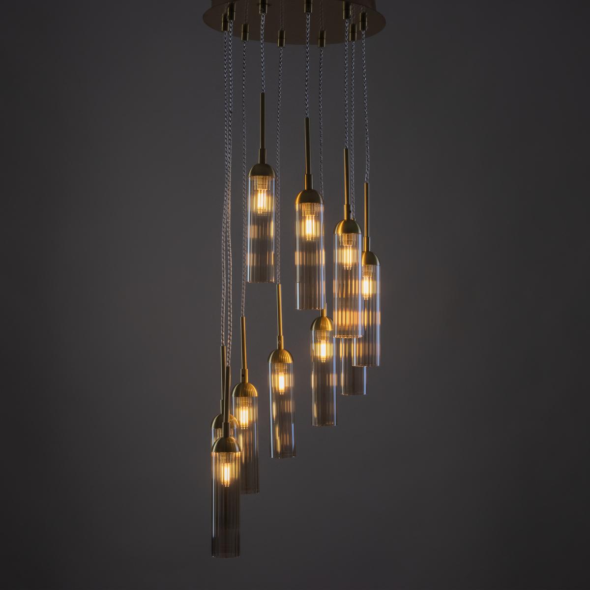 Каскадная люстра Freya Borgy FR5379PL-10G