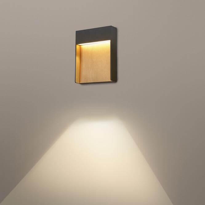 Уличный настенный светодиодный светильник SLV Flatt 1002953