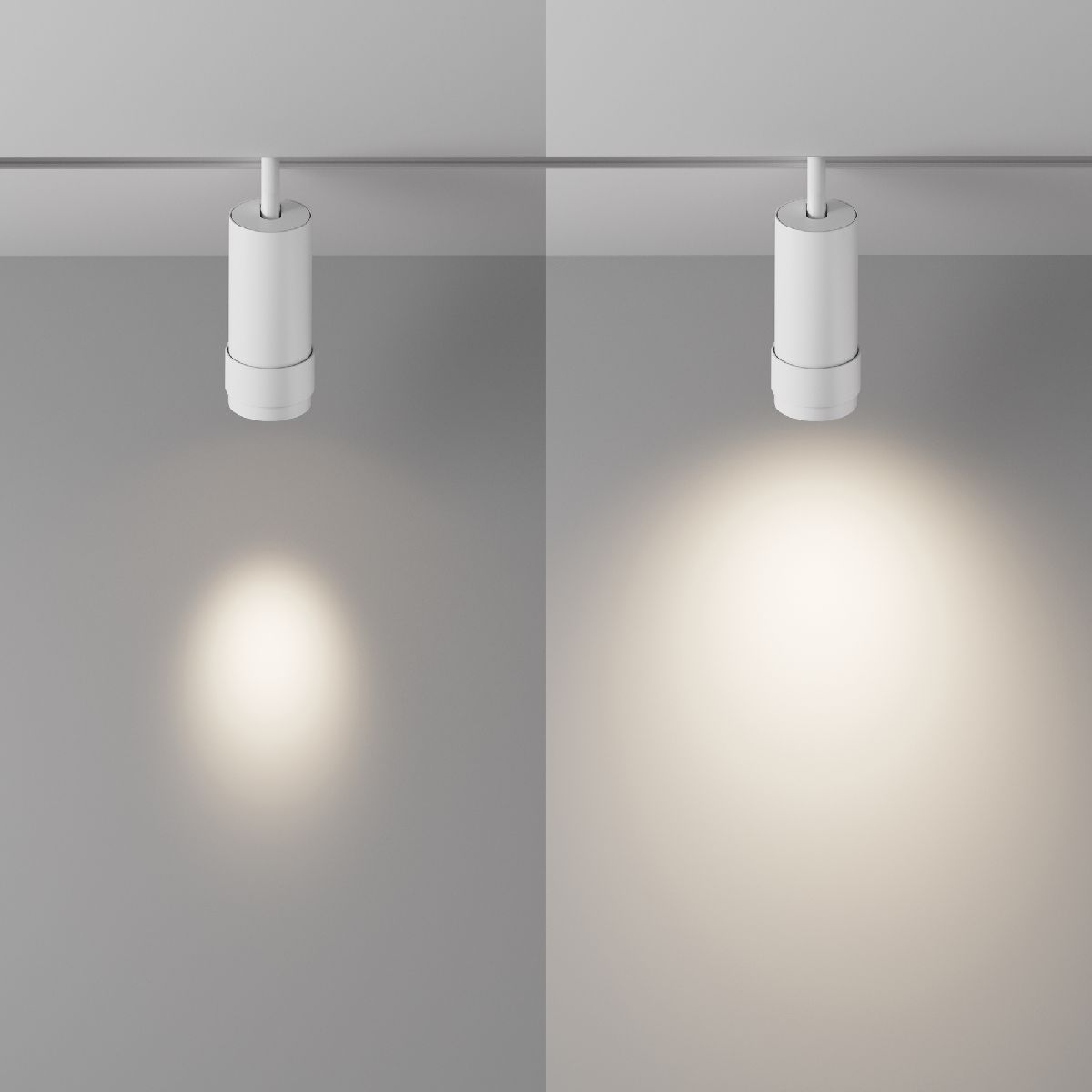 Трековый магнитный светильник Maytoni Focus Zoom TR212-1-12WTW-DD-Z-W