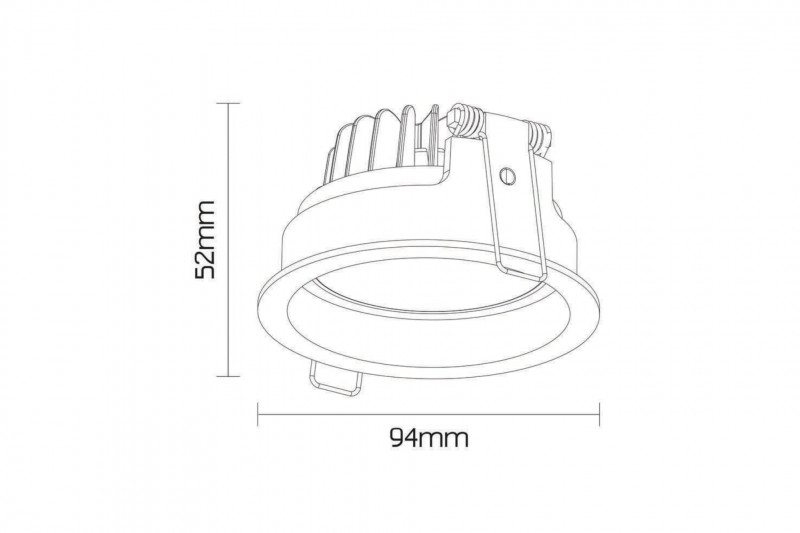 Встраиваемый светильник Donolux DL20100R10W1W