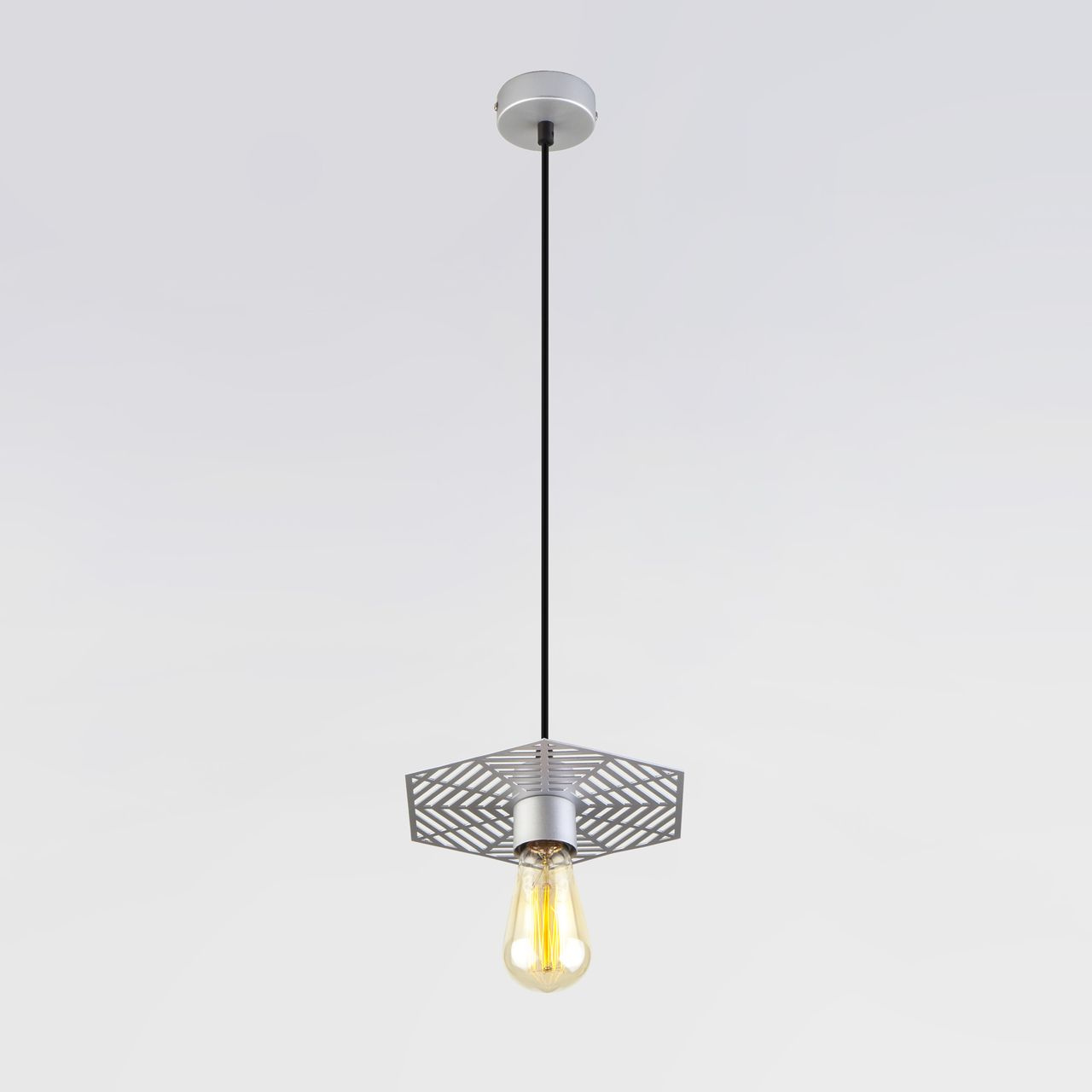 Подвесной светильник Eurosvet Creto 50167/1 серебряный