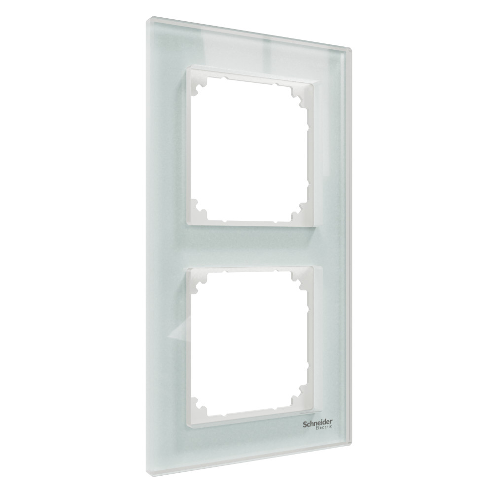 Рамка стеклянная на 2 поста Schneider Electric MTN4020-3220
