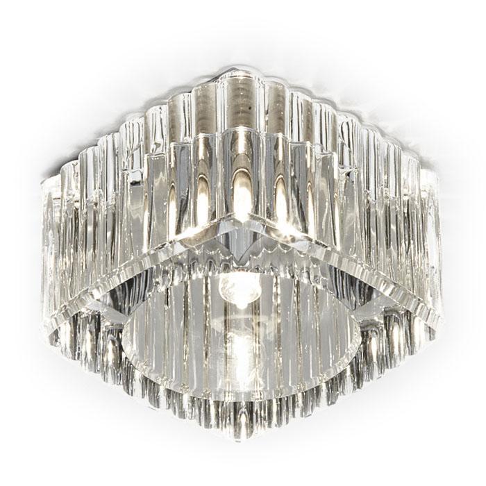 Встраиваемый светильник Ambrella Light Glass D510 CL/CH