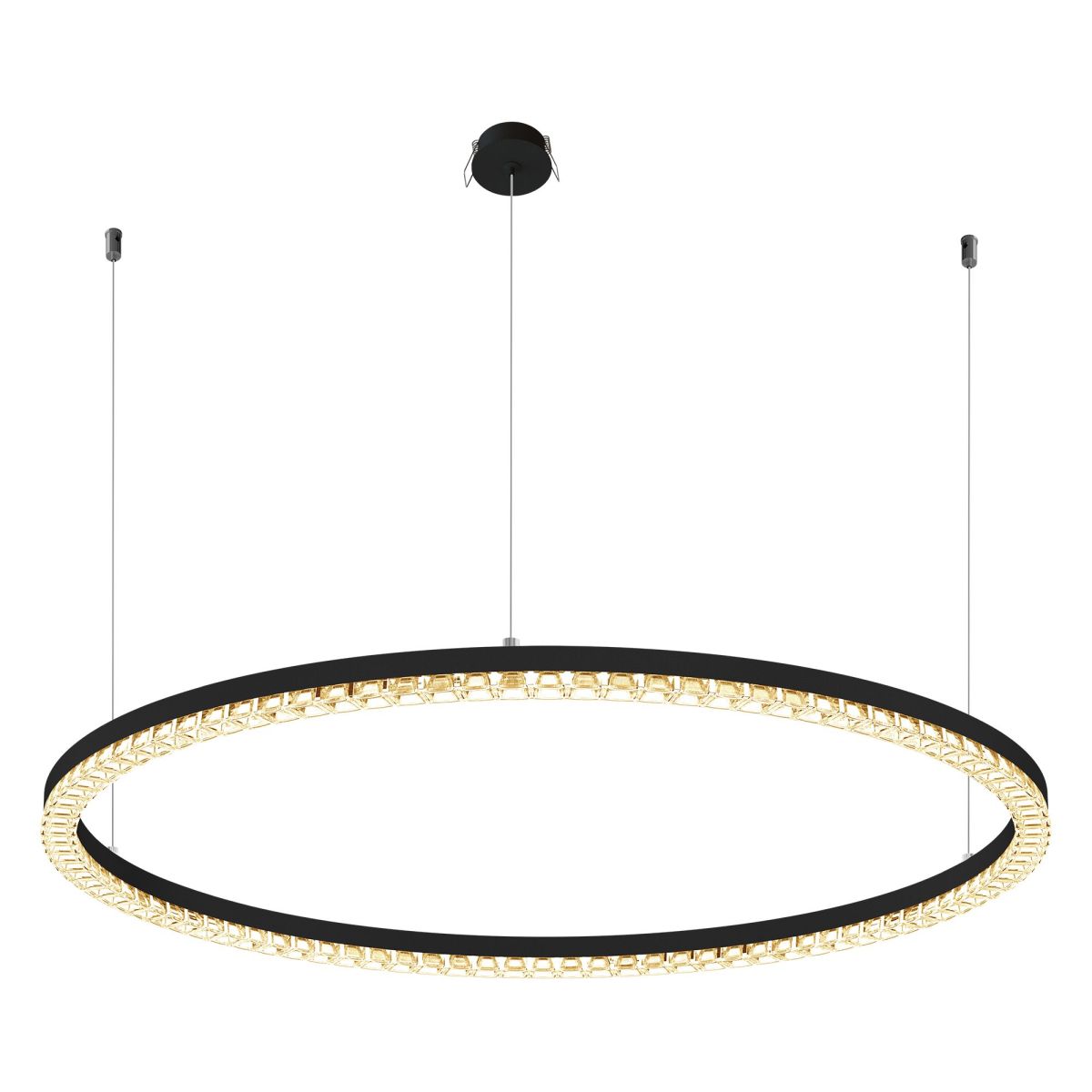 Подвесная люстра Arlight SP-DIAMOND-R850-40W Day4000 (BK, 45 deg, 230V, TRIAC) 054485