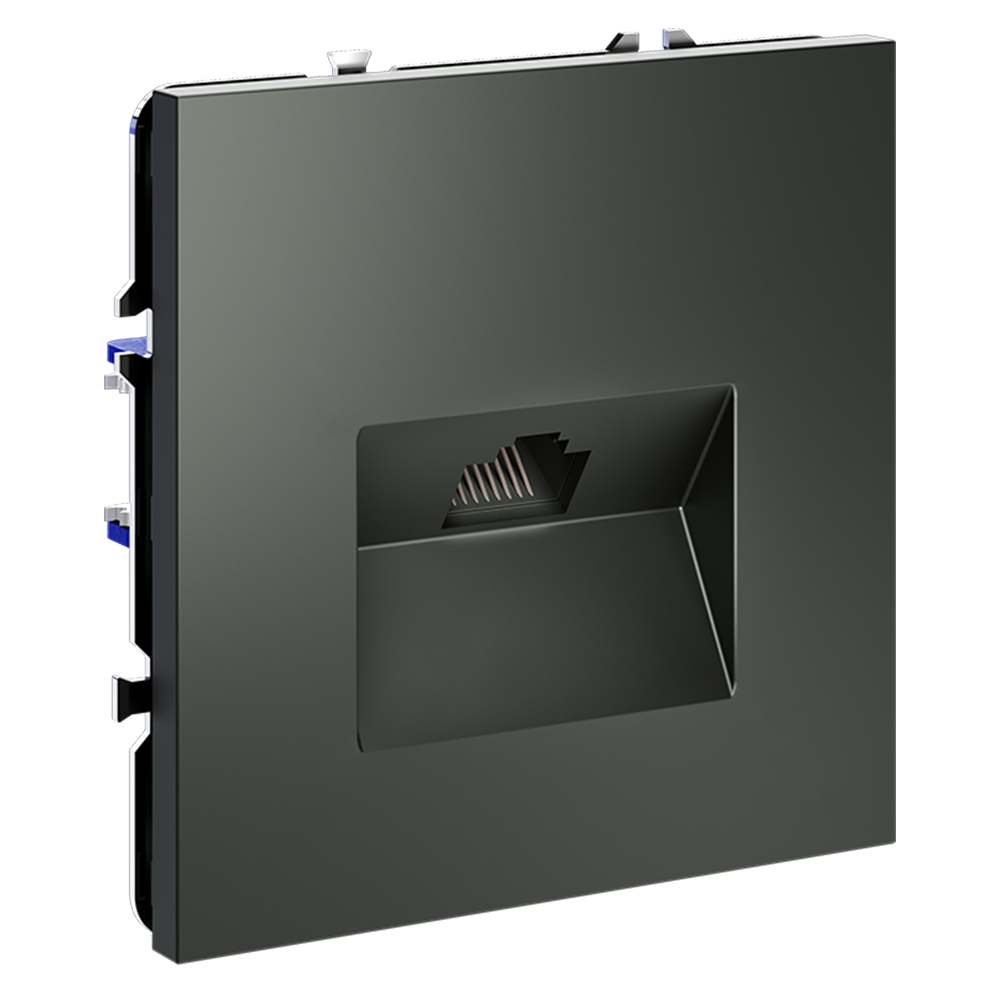 Розетка компьютерная Voltum S70 VLS060106 (титан)