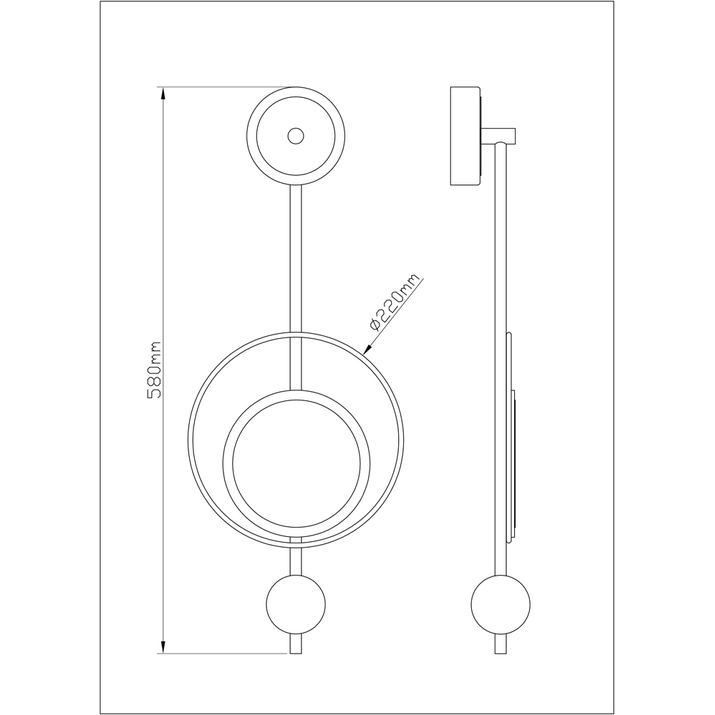 Настенный светильник Arte Lamp Polaris A2604AP-7GO УЦ