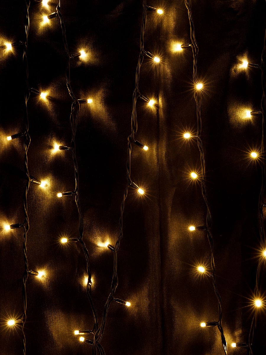 Уличная светодиодная гирлянда TDM Electric СГУ100БТ10 250V теплый белый без мерцания SQ0361-0042