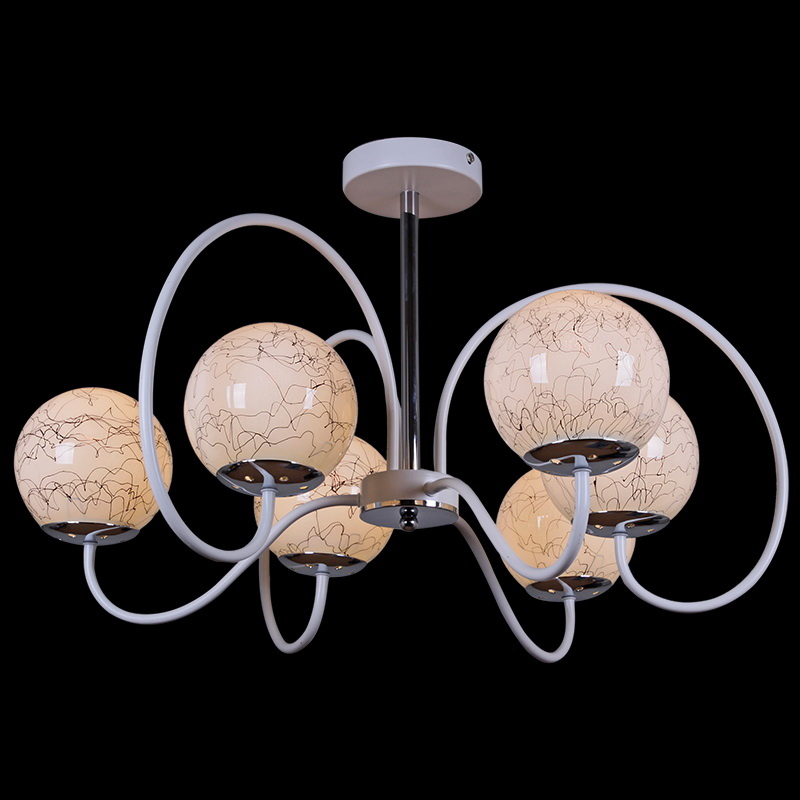 Люстра на штанге Reluce 01269-0.3-06B WH+CR