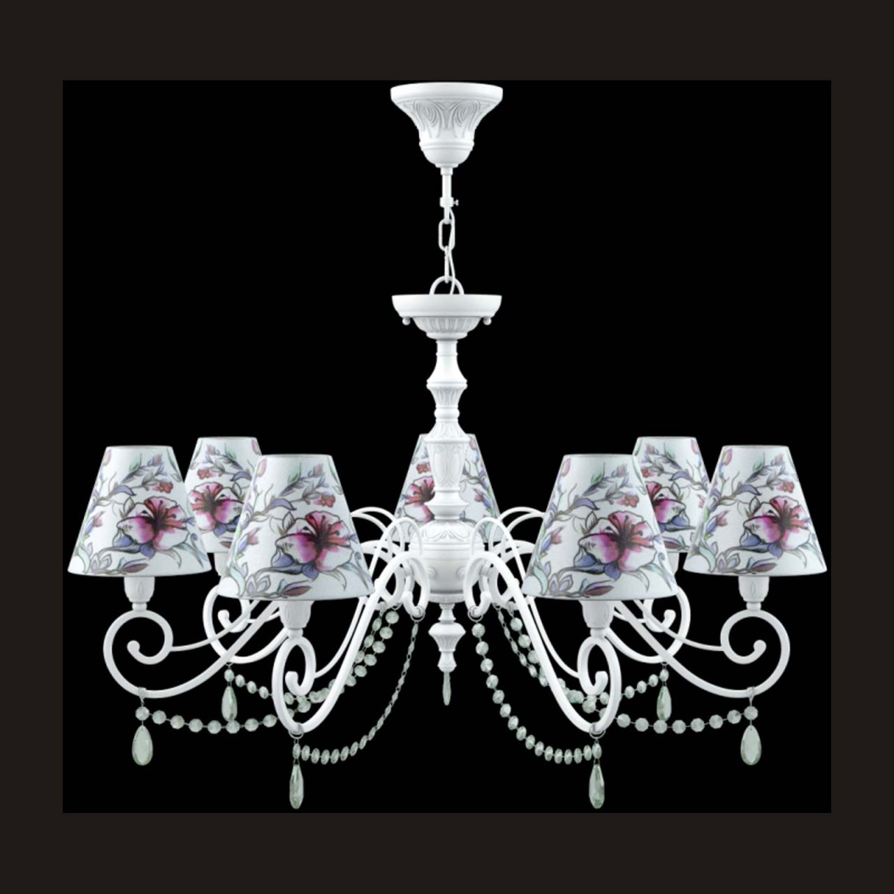 Подвесная люстра Lamp4you Classic E3-07-WM-LMP-O-13-CRL-E3-07-GR-UP