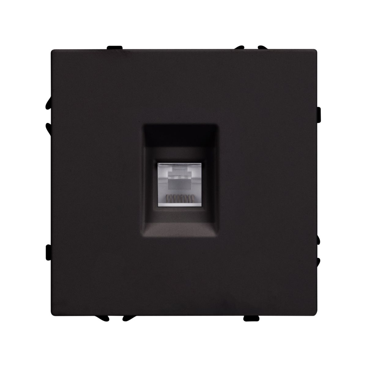 Механизм компьютерной розетки Arlight SCT-NOBE-MPC1-SFPL-BK (RJ-45, CAT6) 054305