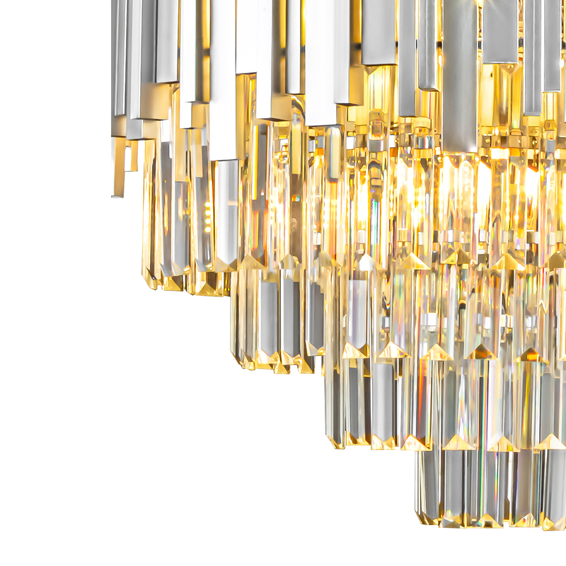 Подвесная люстра Natali Kovaltseva VERTIGO 81440/8C SILVER