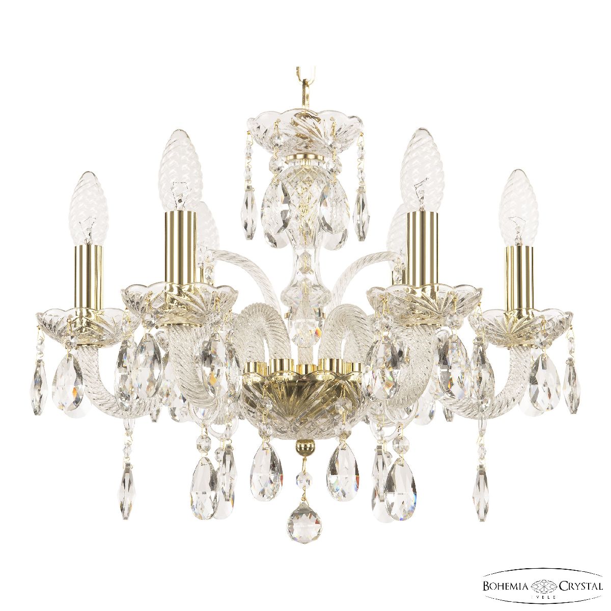 Подвесная люстра Bohemia Ivele Crystal 118/6/141 G