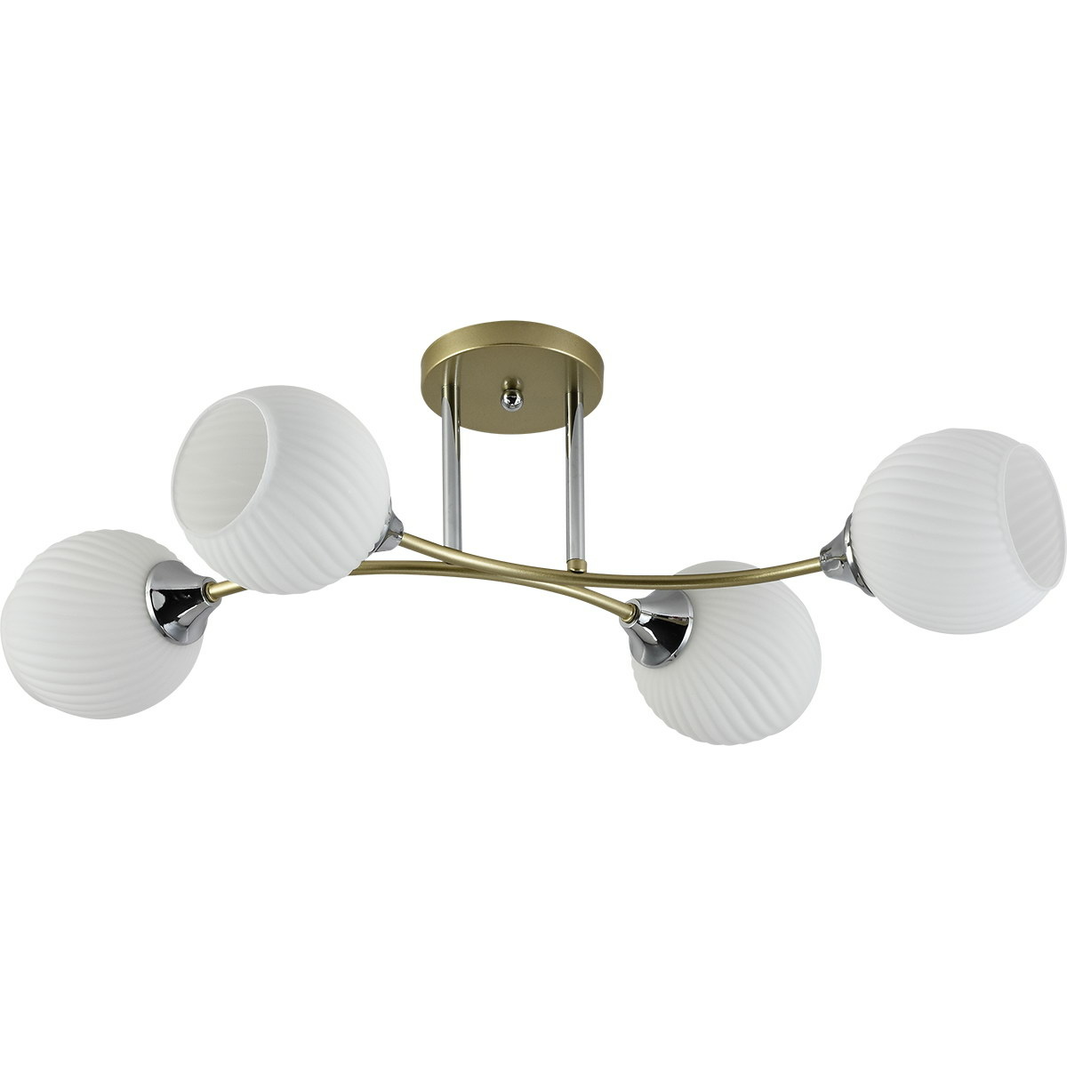 Люстра на штанге Reluce 01353-0.3-04 GOLD+CR