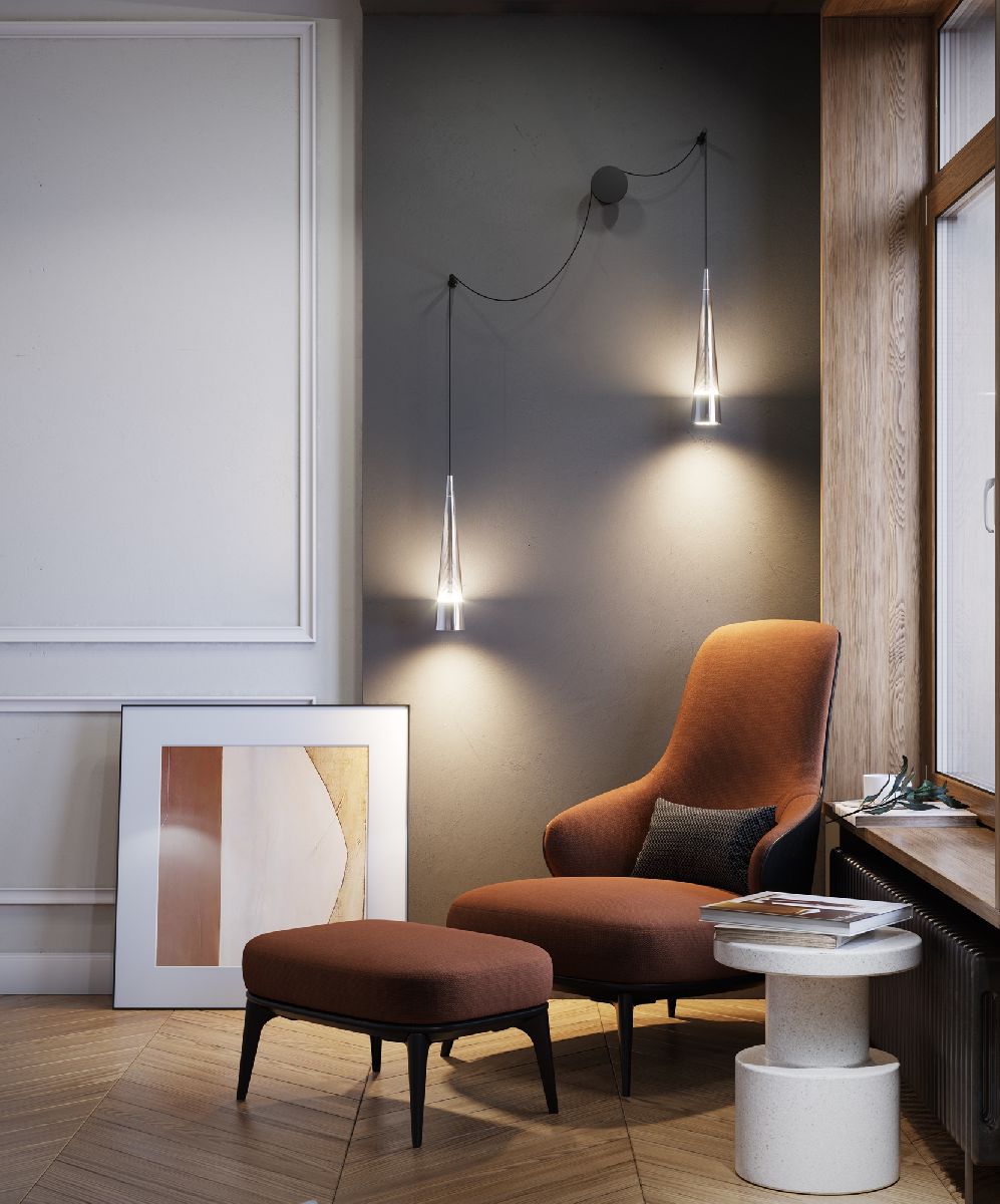 Настенный светильник Maytoni Sintesi P090WL-L24CH3K