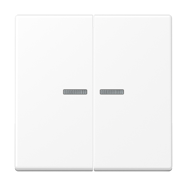 Клавиша 2-ная с двумя линзами Jung A500 A595KO5WWM