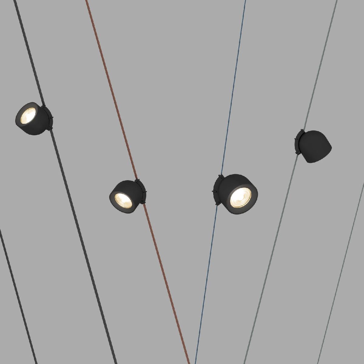 Трековый однофазный светильник Denkirs Belty Spot DK5541-BK