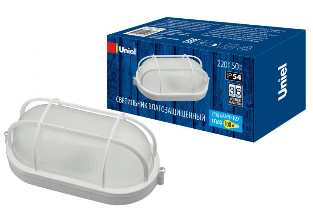 Потолочный светильник (UL-00006773) Uniel UWL-O01 100W/E27 IP54 White