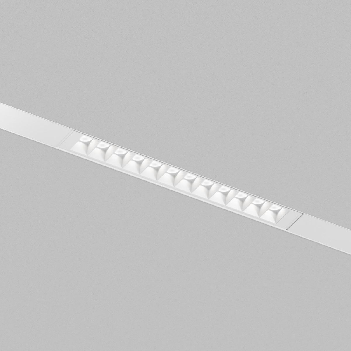 Трековый однофазный светильник Denkirs Simple Grill DK8201-WH