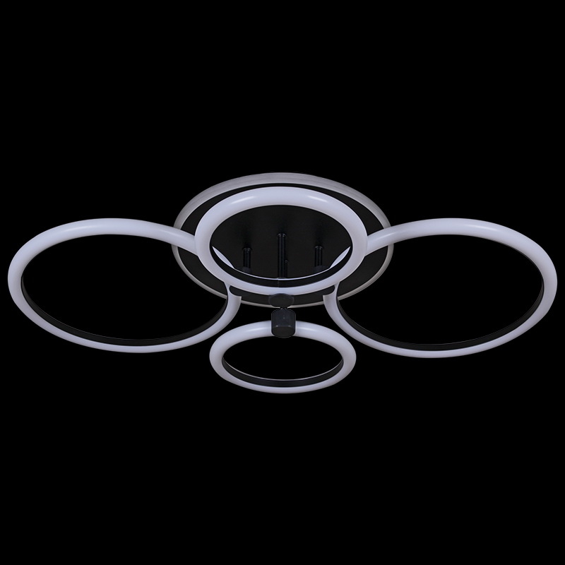 Потолочная люстра Reluce 20432-0.3-2+2+1 BK