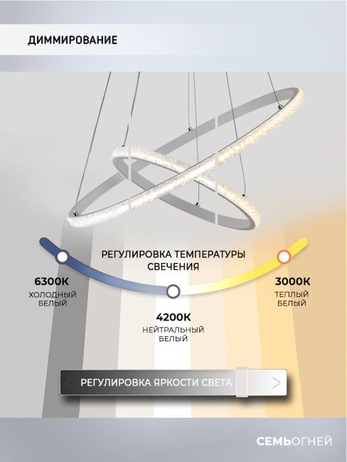 Подвесная люстра Wedo Light Sigild WD6023/2P-WT