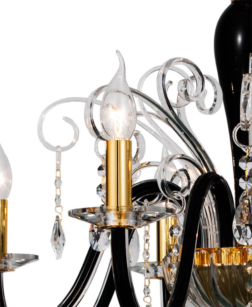 Подвесная люстра Lumien Hall Лотер 2025/8H-BKGD