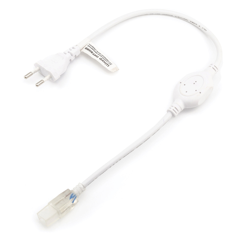 Шнур питания OGM для светодиодной ленты 220В smd2835 60д/м IP44 PS3-44