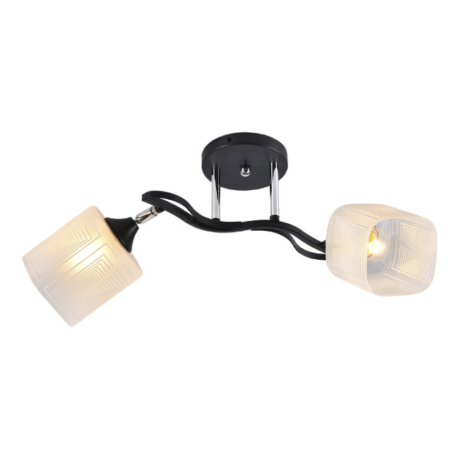 Потолочная люстра Seven Fires Etien SF3353/2C-BK-CR-WT