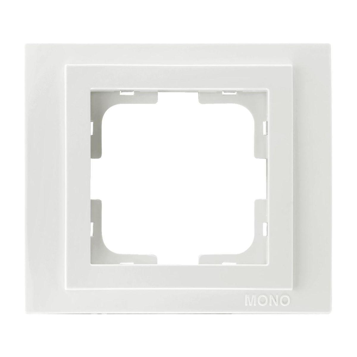 Рамка на 1 пост Mono Electric Despina белый 102-190000-160