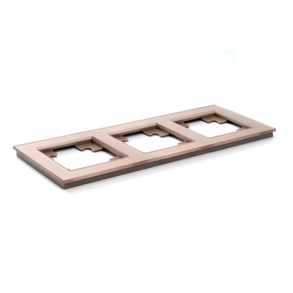 Рамка горизонтальная 3-местная Stekker Катрин 39529