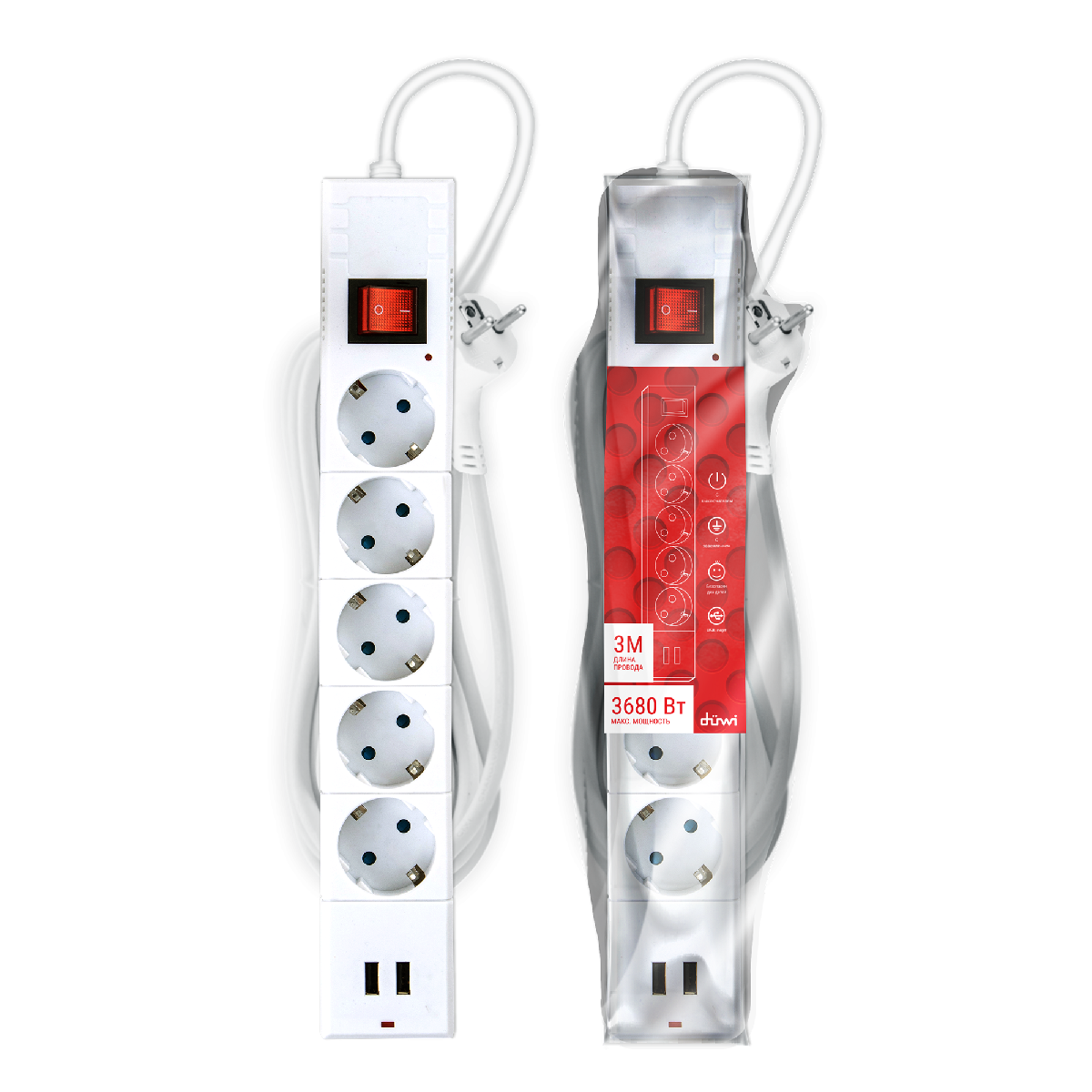 Удлинитель Duwi 32078 4