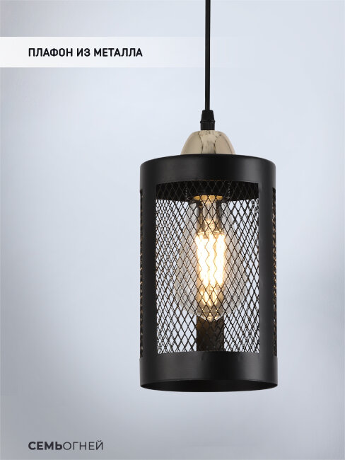 Подвесной светильник Wedo Light Timea WD4003/1P-BK-GD