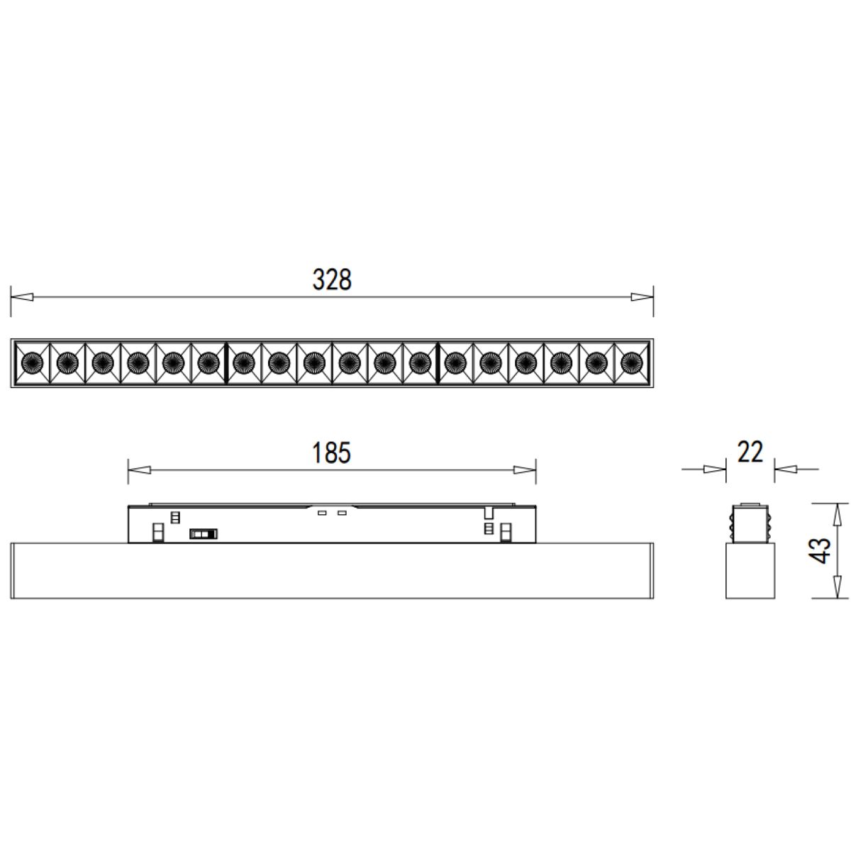 Трековый светильник Donolux Eye DL20291NW18WDIM