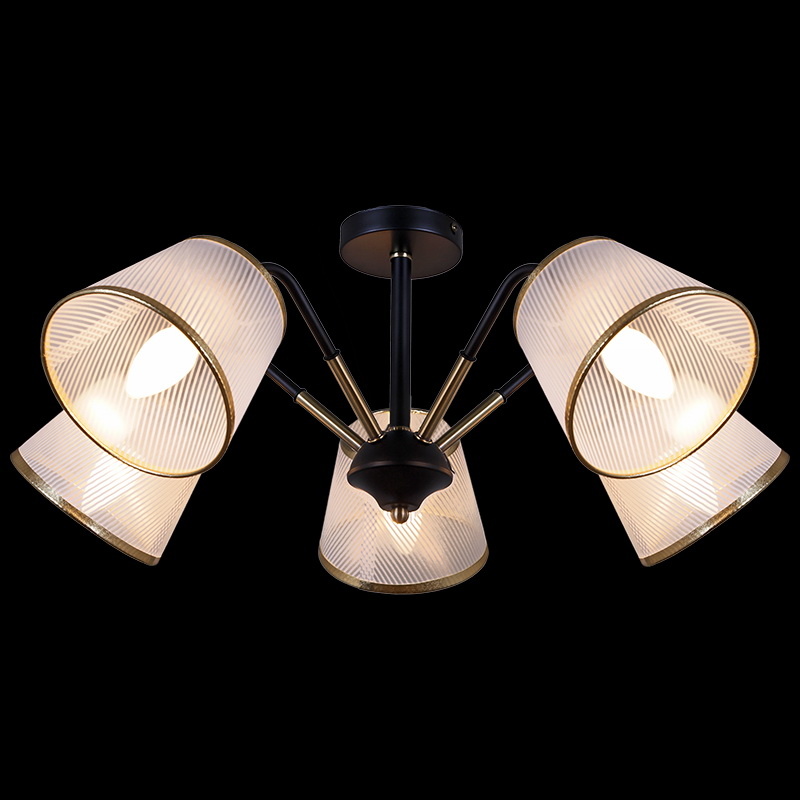 Люстра на штанге Illumico IL0344-5CSQ-79 BK AB