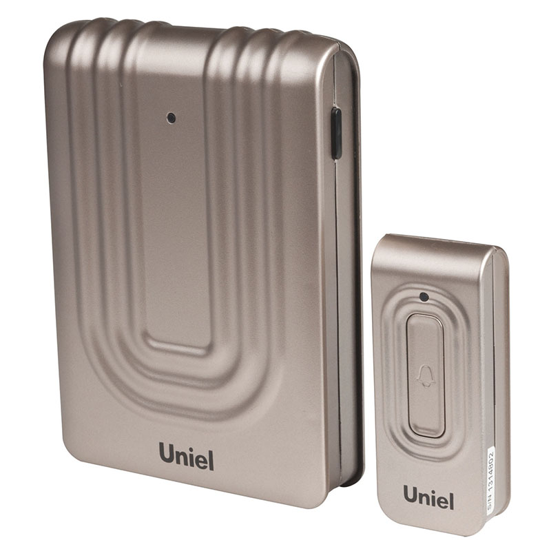 Звонок беспроводной (08278) Uniel UDB-010W-R1T1-32S-150M-CH