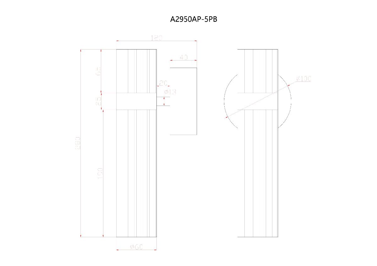 Бра Arte Lamp Misty A2950AP-5PB