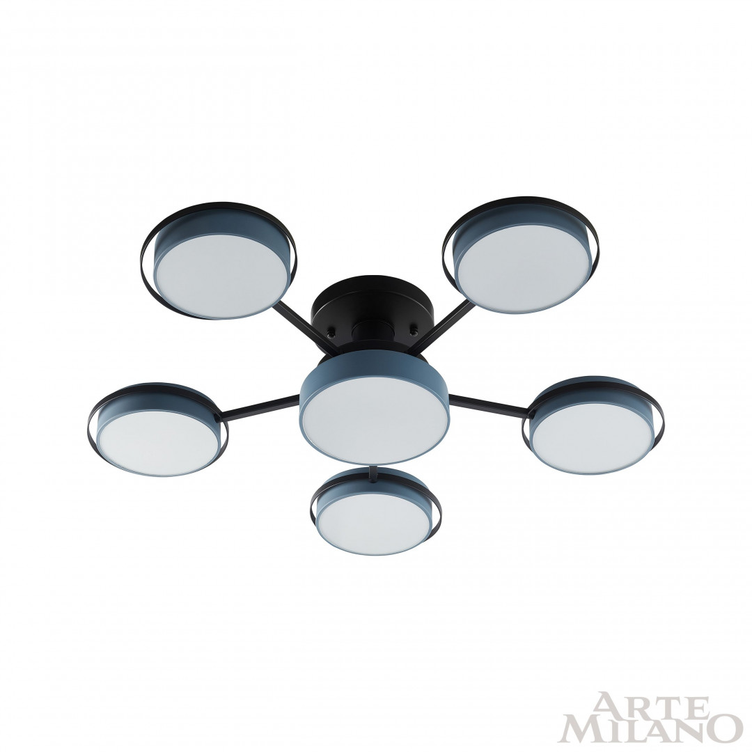 Потолочная люстра Arte Milano Ferrara 250406/5+1 Gr