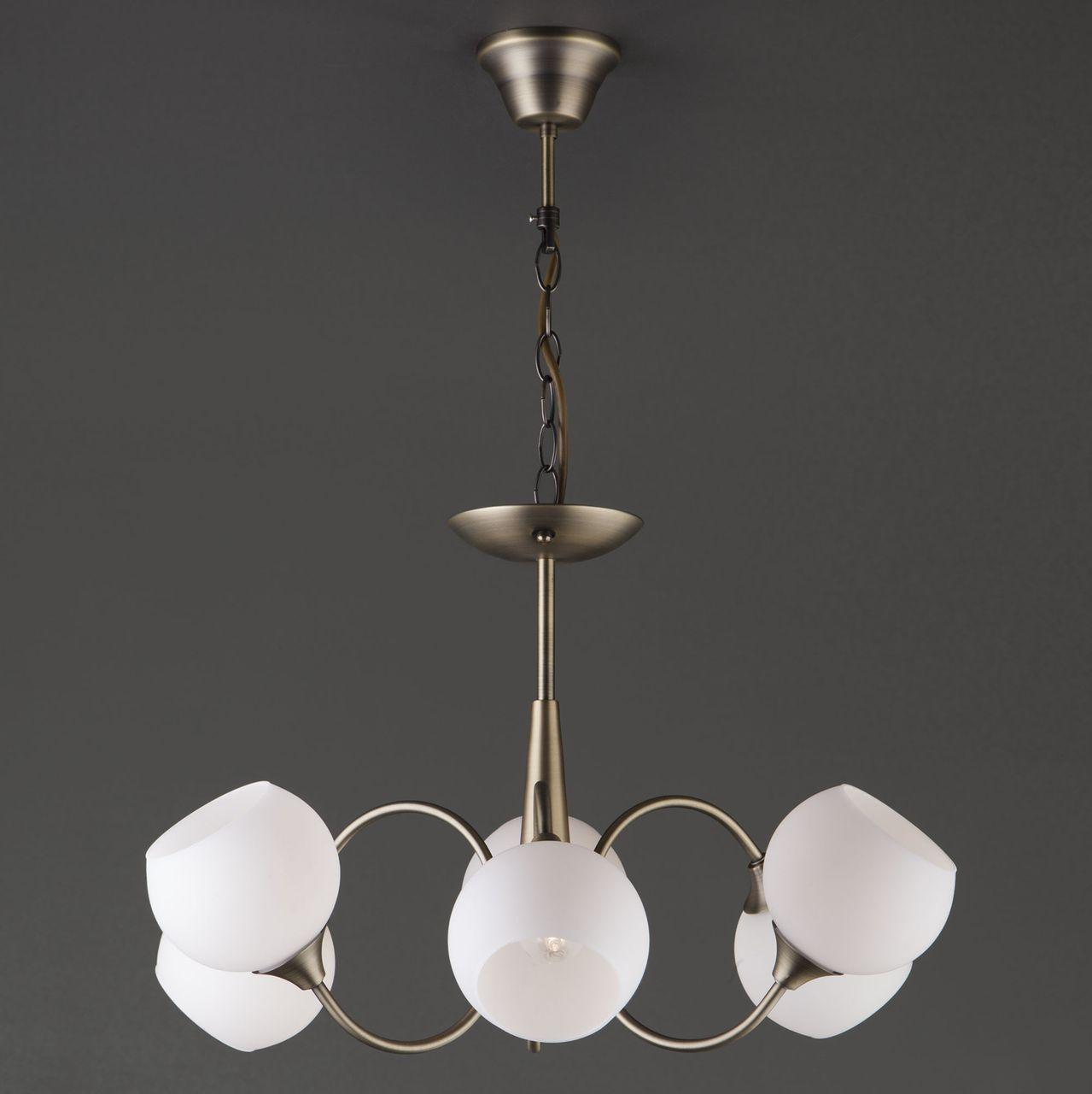 Подвесная люстра Eurosvet Nola 60071/6 античная бронза