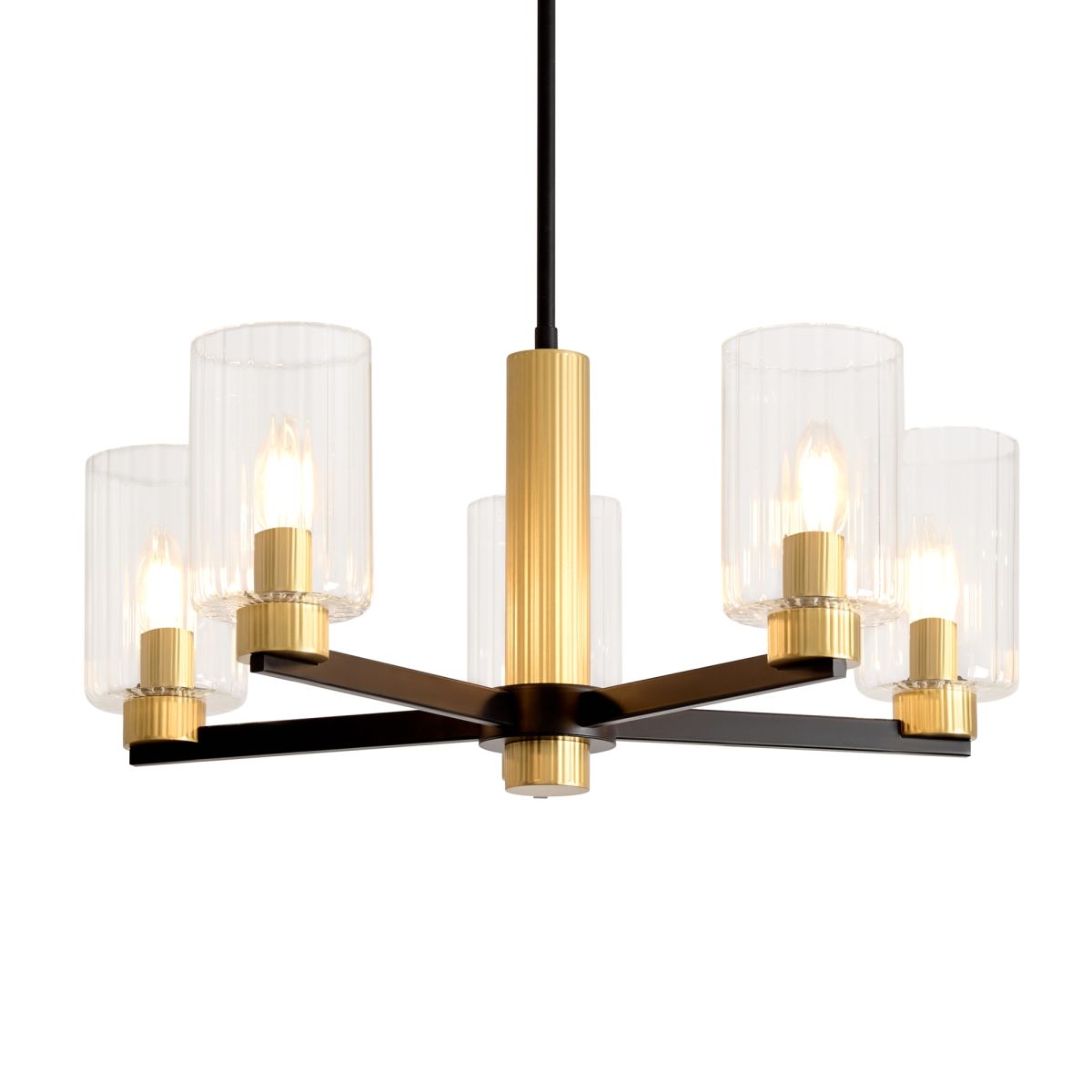 Люстра на штанге Freya Ombre FR2051CL-05BBS