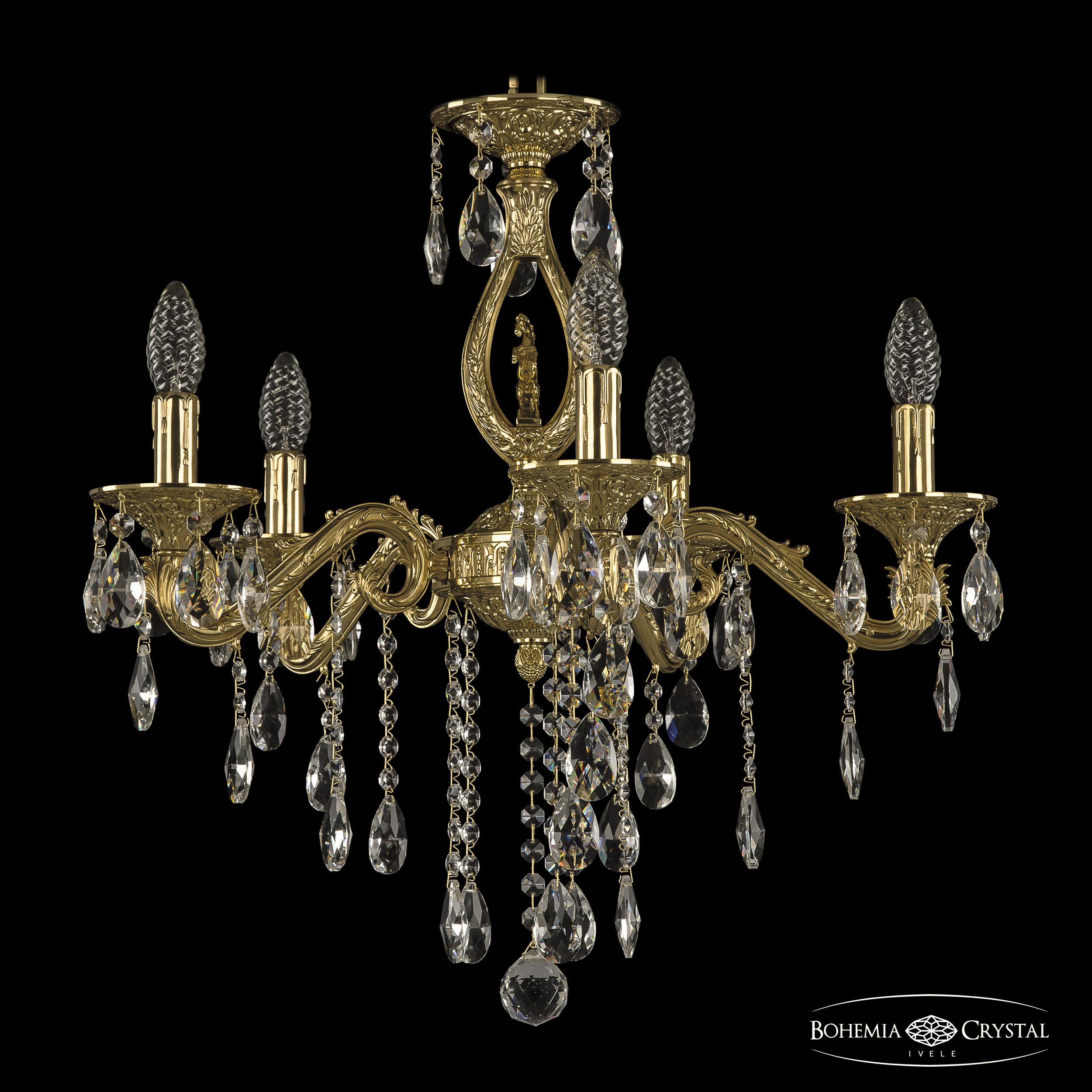 Подвесная люстра Bohemia Ivele Crystal Florence 71402/5/175 B G FH1S