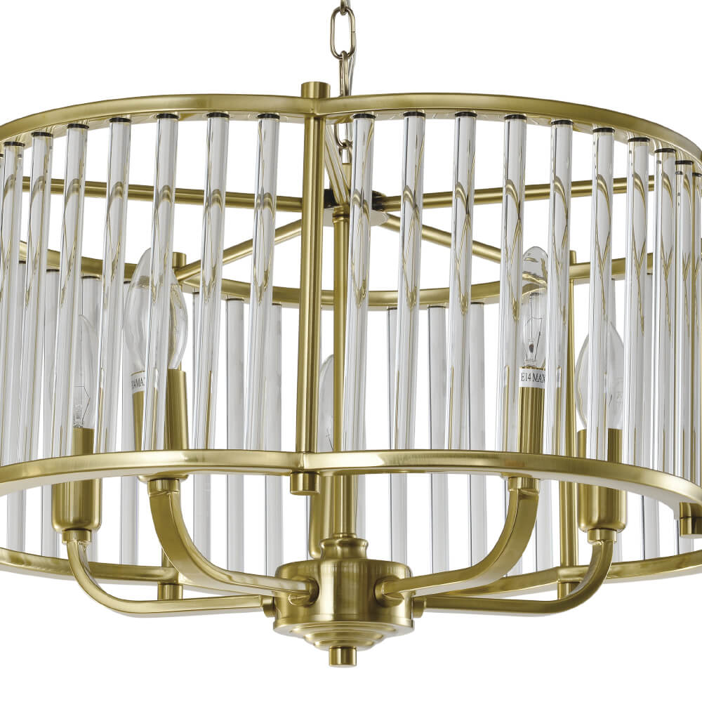 Подвесная люстра Lumien Hall Lenora LH3062/5P-CO-CL