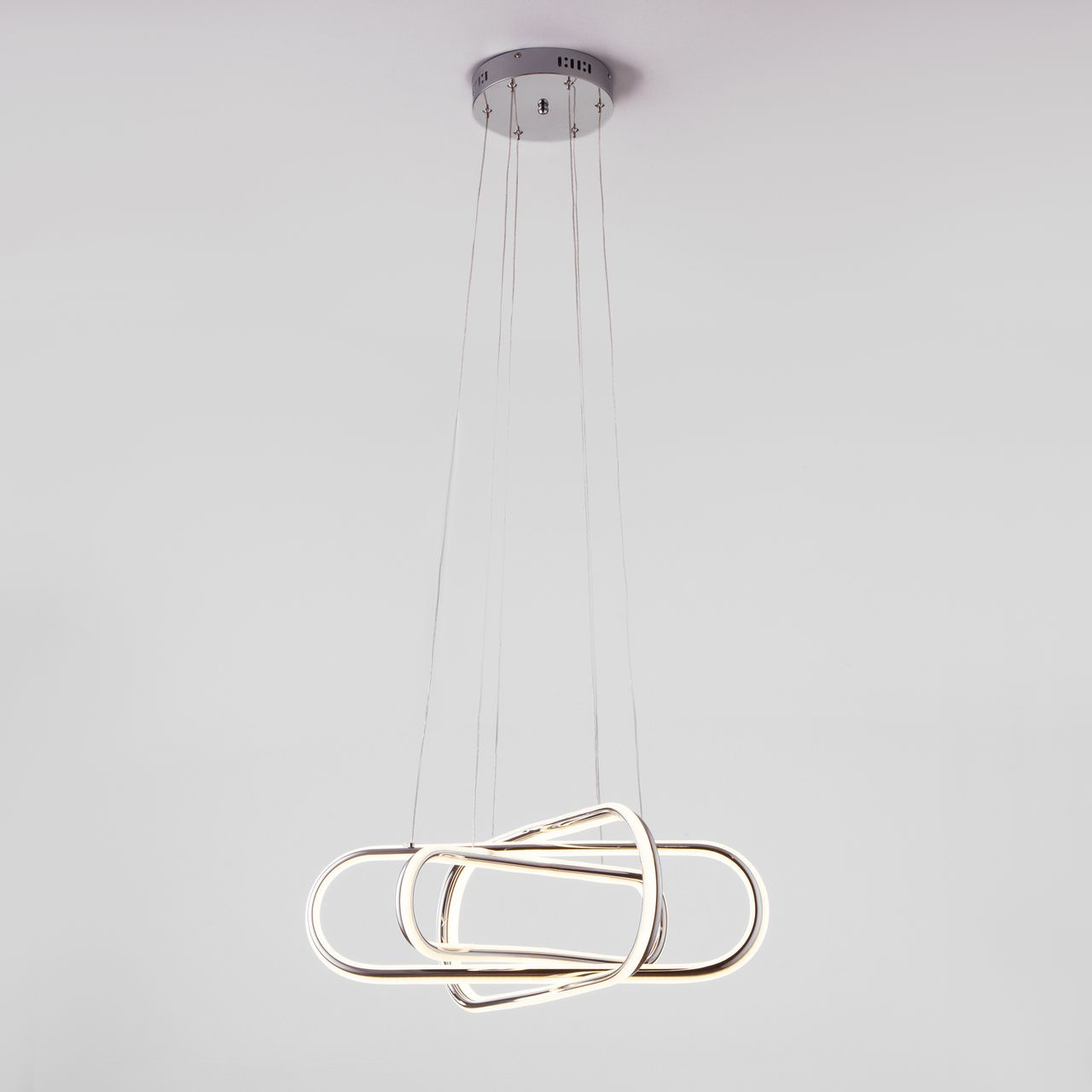 Подвесной светодиодный светильник Eurosvet Sorge 90172/6 хром