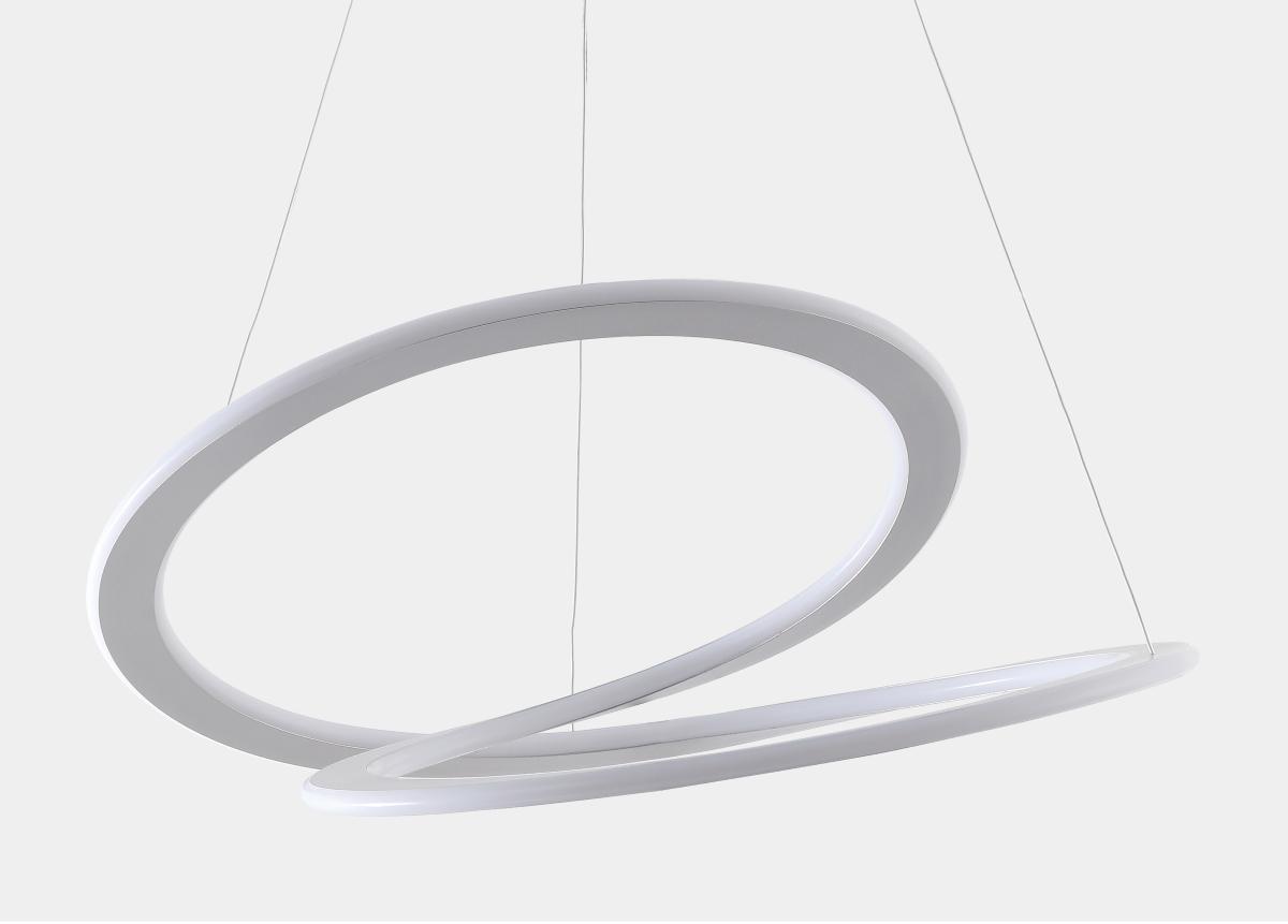 Подвесной светодиодный светильник Crystal Lux Amigo SP D540 Silver