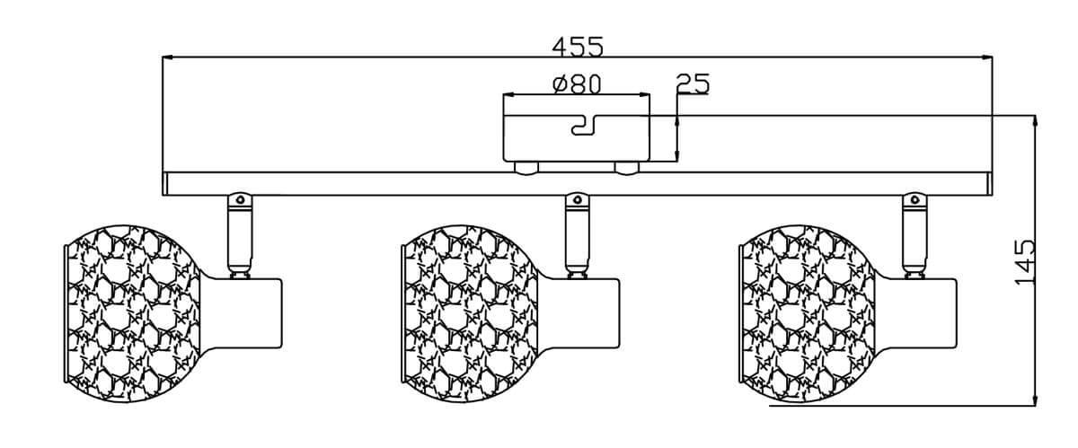 Спот Rivoli Craquelure 7008-731 Б0038126